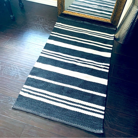 Opalhouse Other 3 X 50 Outdoor Rug Black Stripe Threshold Designed